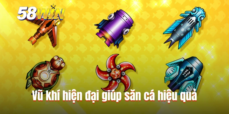 Vũ khí hiện đại giúp săn cá hiệu quả